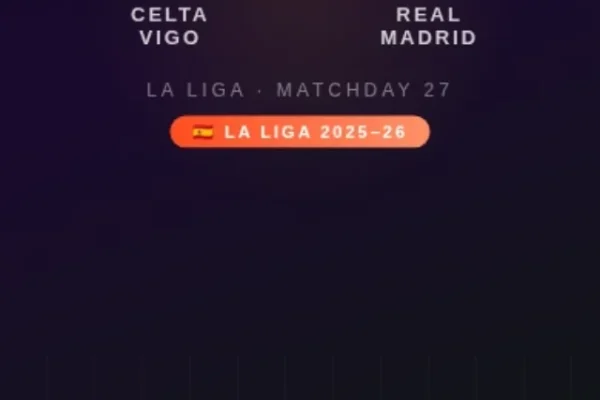 Celta Vigo Vs. Real Madrid